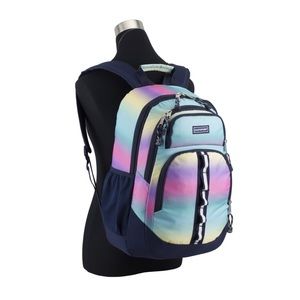 unisex sport backpack ombre active school bag multiple pockets travel waterproof